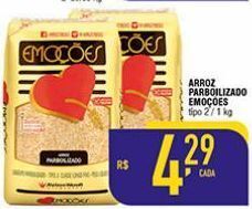 Mercantil Rodrigues Arroz parboilizado emoções kg oferta