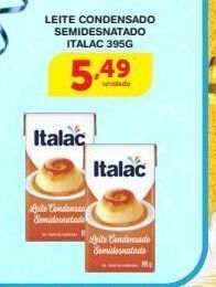 Roldão Leite condensado semidesnatado italac 395g oferta