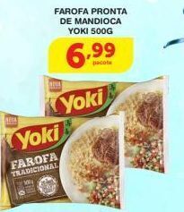 Roldão Farofa pronta de mandioca yoki 500g oferta