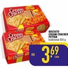 Mercantil Rodrigues Biscoito cream cracker petyan 350g oferta