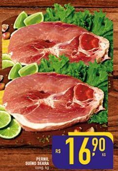 Mercantil Rodrigues Pernil suíno seara kg oferta