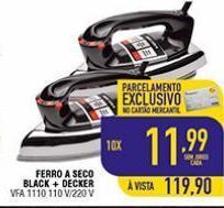 Mercantil Rodrigues Ferro a seco black & decker oferta