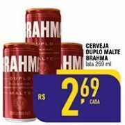 Mercantil Rodrigues Cerveja duplo malte brahma 269ml oferta