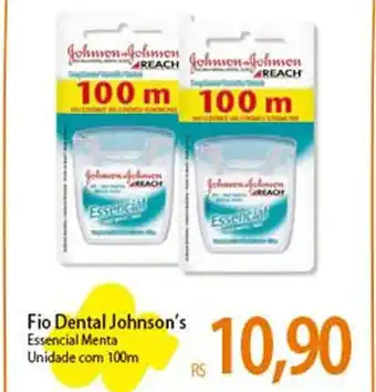 Atacadão Fio Dental Johnson's 100m oferta
