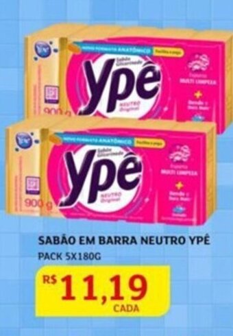 Hirota Food Supermercado Sabão em Barra Neutro Ypê 5x180g oferta