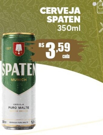 Supermercado Precito Cerveja Spaten 350ml oferta