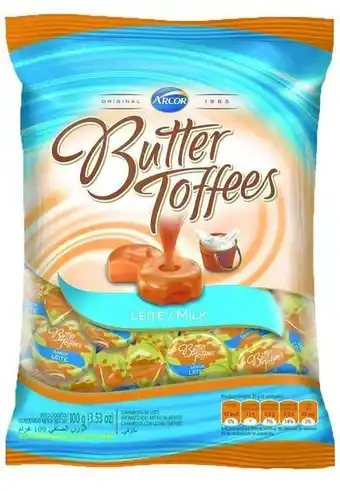 Bala arcor butter toffees chocolate 100g