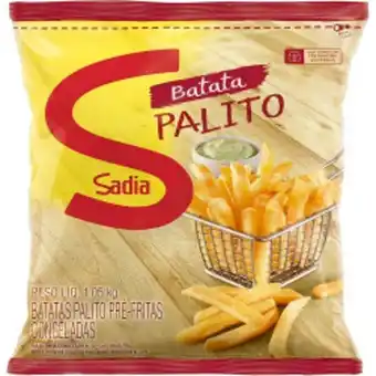 Supermercados Tiaozinho Batata frita congelada palito sadia oferta