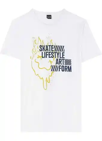 Enfim - camiseta branca skate lifestyle masculina
