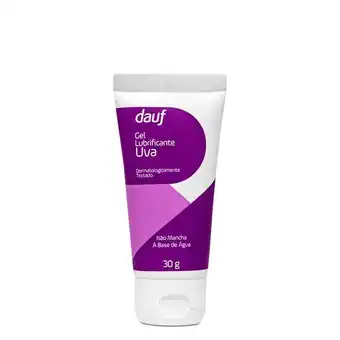 Lubrificante íntimo dauf uva gel bisnaga 30g
