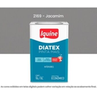 Tinta acrilica iquine economica fosco-aveludado 16l diatex pinta mais 2169 jacamim (mp)