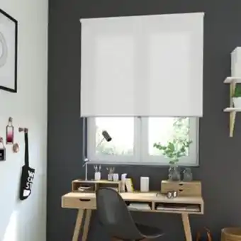 Leroy Merlin Persiana rolô sem corda seville branca 1,60x1,60m inspire oferta
