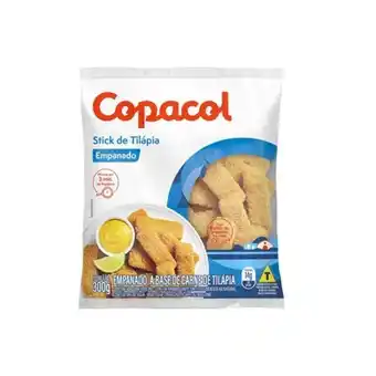 Tirinhas sticks de tilápia empanado congelado 300g