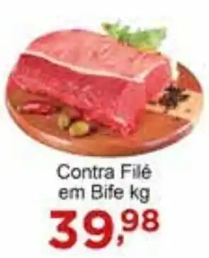 Rossi Supermercado Contra Filé em Bife 1kg oferta