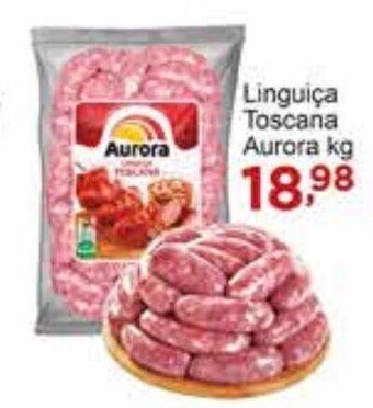Rossi Supermercado Linguiça Toscana Aurora 1kg oferta