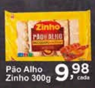 Rossi Supermercado Pão Alho Zinho 300g oferta