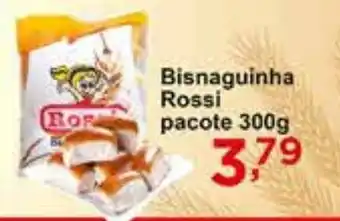 Rossi Supermercado Bisnaguinha Rossi pacote 300g oferta