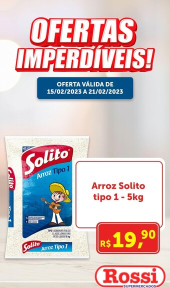 Rossi Supermercado Arroz Solito tipo 1 5kg oferta