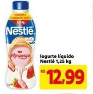 Extra Supermercado Iogurte Líquido Nestlé 1.25kg oferta
