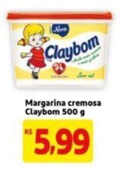 Extra Supermercado Margarina Cremosa Claybom 500g oferta