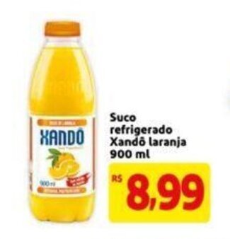 Suco Refrigerado Xandô laranja 900ml