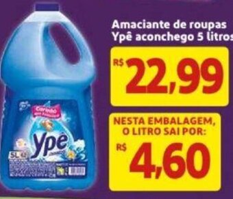 Extra Supermercado Amaciante de roupas Ypê Aconchego 5L oferta