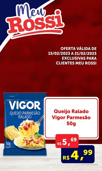 Queijo Ralado Vigor Parmesão 50g