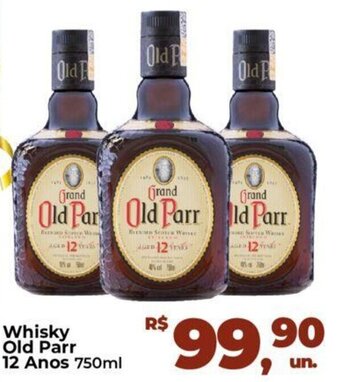 Fort Atacadista Whisky Old Parr 12 Anos 750ml oferta