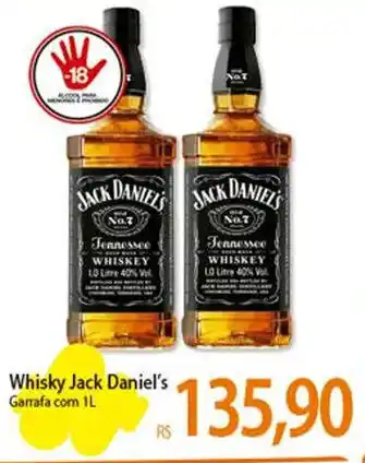 Atacadão Whisky Jack Daniel's 1L oferta