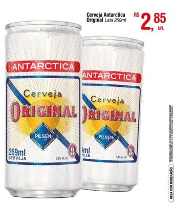 Fort Atacadista Cerveja Antarctica Original lata 269ml oferta