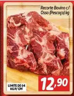 Supermercados Big Compra Recorte bovino c osso pescoço kg oferta