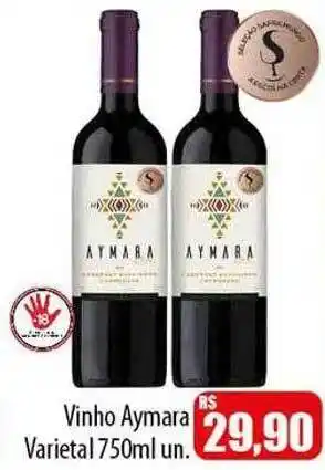 Proença Supermercados Vinho aymara varietal oferta