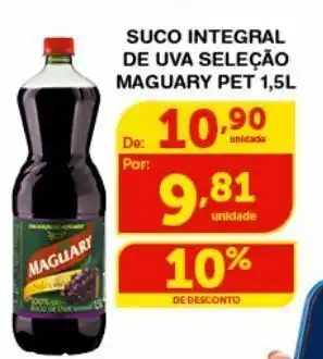 Roldão Suco integral de uva seleção maguary pet 1,5l oferta