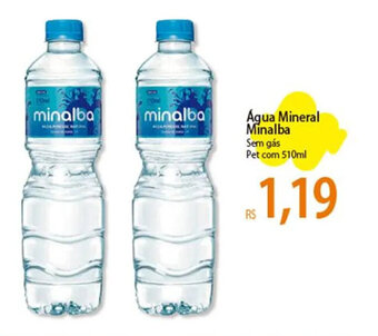 Atacadão Água Mineral Minalba 510ml oferta