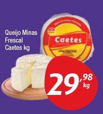 Supermercados Intercontinental Queijo minas frescal caetes kg oferta