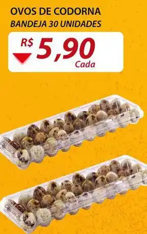 Assaí Atacadista Ovos de Codorna 30 unidades oferta