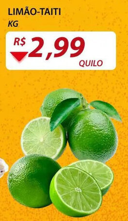 Assaí Atacadista Limão taiti 1kg oferta
