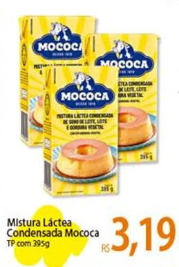 Atacadão Mistura láctea condensada Mococa Tp 395g oferta