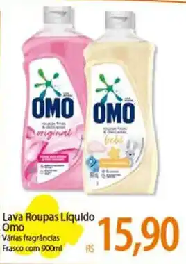 Atacadão Lava roupas Líquido Omo 900ml oferta