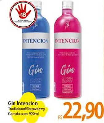 Atacadão Gin Intencion 900ml oferta