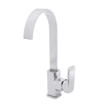 Leroy Merlin Torneira monocomando para pia de cozinha bica alta cromada abbeville delinia oferta