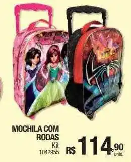 Milium Mochila com rodas kit oferta