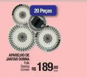 Aparelho de jantar donna