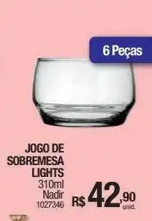Milium Jogo de sobremesa lights nadir oferta
