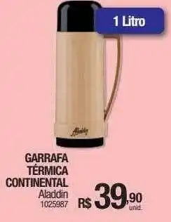 Garrafa térmica continental aladdin