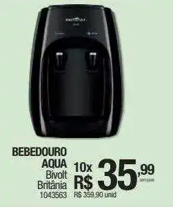 Milium Bebedouro aqua bivolt britânia oferta