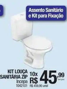 Milium Kit louça sanitária zip incepa oferta