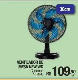 Milium Ventilador de mesa nenw wd cadence oferta