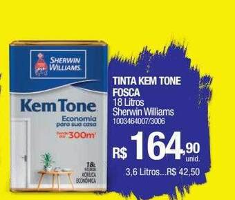 Milium Tinta kem tone fosca sherwin williams oferta