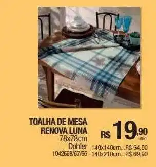 Milium Toalha de mesa renova luna oferta